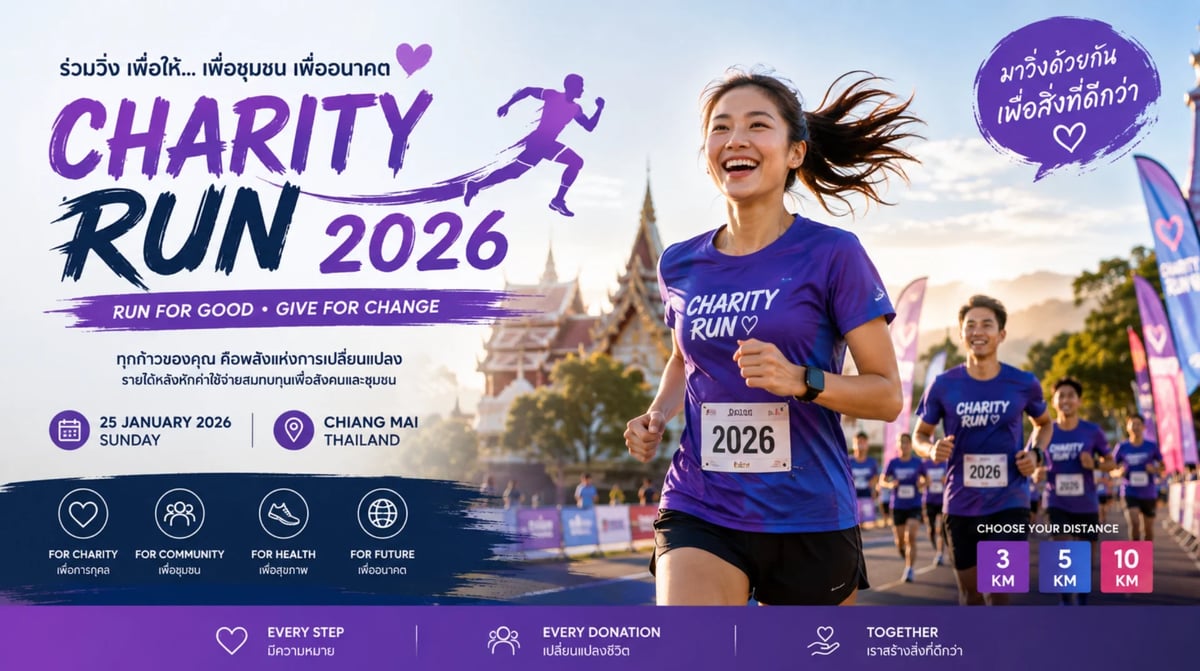 RUN RUN วิ่งเพื่อน้องๆ [งานฟรี]