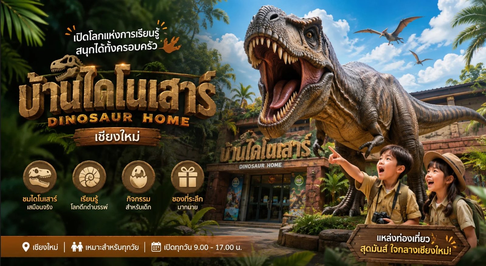 บ้านไดโนเสาร์ เชียงใหม่ | Dinosaur Home Chiang Mai